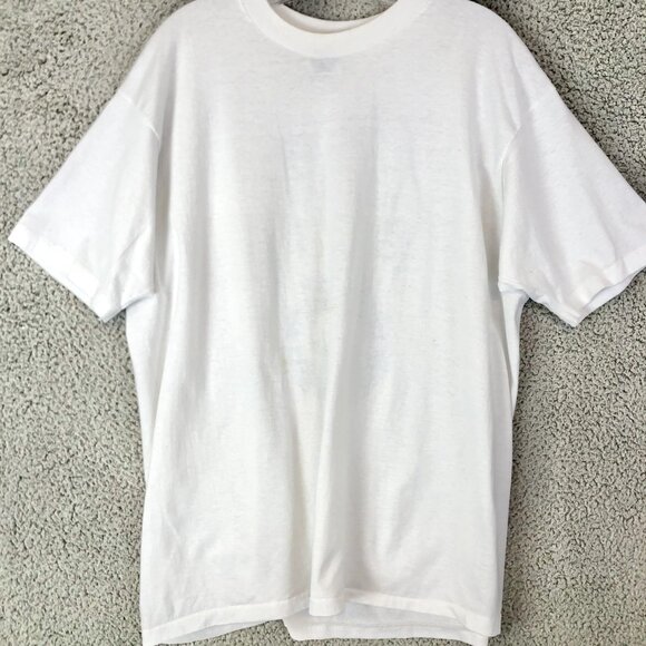 Vintage Drug Free Straight Edge Rehab T shirt 90s Hanes Oregon Elks Size XL - Picture 1 of 5
